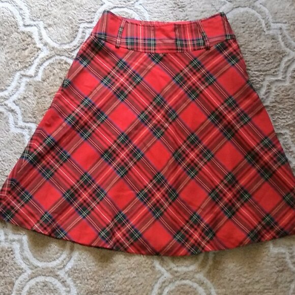 🎄Tartan H&M Skirt Size 4 * Christmas*🎄 - Picture 1 of 5